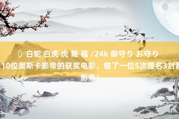 ✨白蛇 白虎 虎 龍 福 /24k 御守り お守り 盘货10位奥斯卡影帝的获奖电影，临了一位5次提名3封影帝！